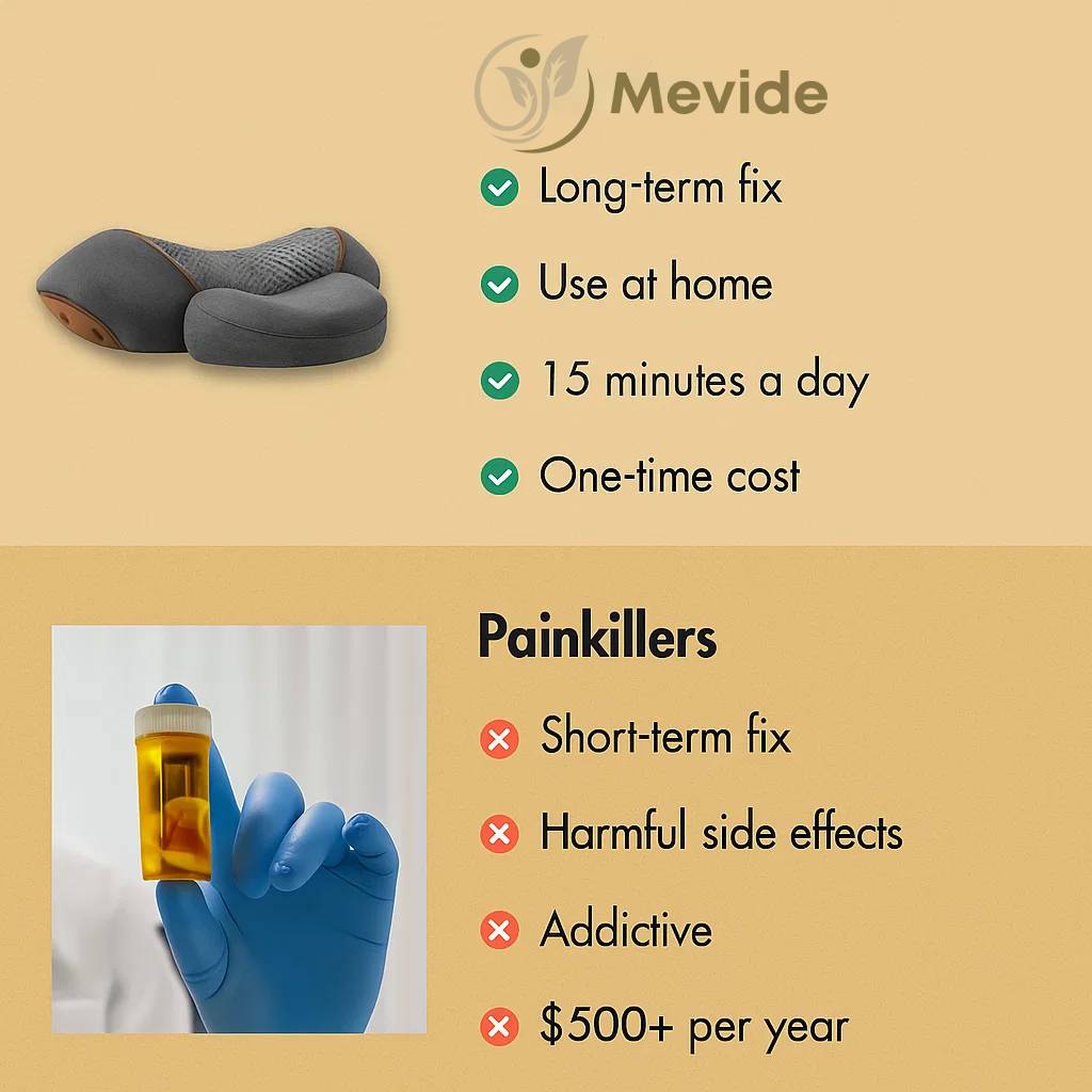 Mevide 3 in 1 Neck Massage Pillow